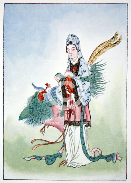 Hsi Wang Mu, ancient Chinese goddess, 1922. Artist: Unknown