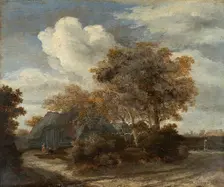 Hut along a Roadside, 1659. Creator: Meindert Hobbema