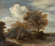 Hut along a Roadside, 1659. Creator: Meindert Hobbema