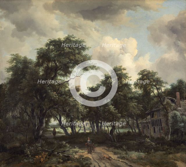 Hut among Trees, c. 1664. Creator: Meindert Hobbema.