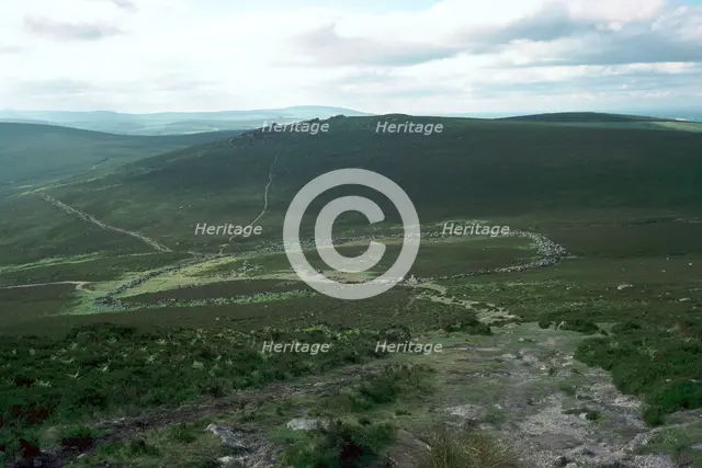Hut Circles on Dartmoor.