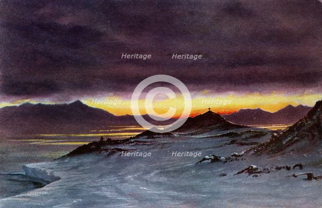 'Hut Point, Midnight, March 27th, 1911', (1913). Artist: Edward Wilson.