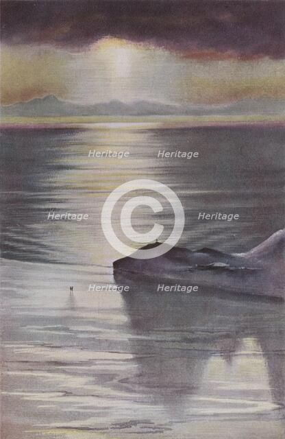 'Hut Point from Observation Hill', 1911, (1913).  Artist: Edward Wilson.