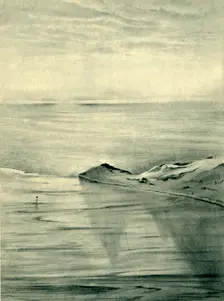 Hut Point from Observation Hill 1911, (1946). Creator: Unknown