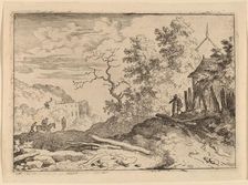 Hut with the Remains of a Hedge, probably c. 1645/1656. Creator: Allart van Everdingen