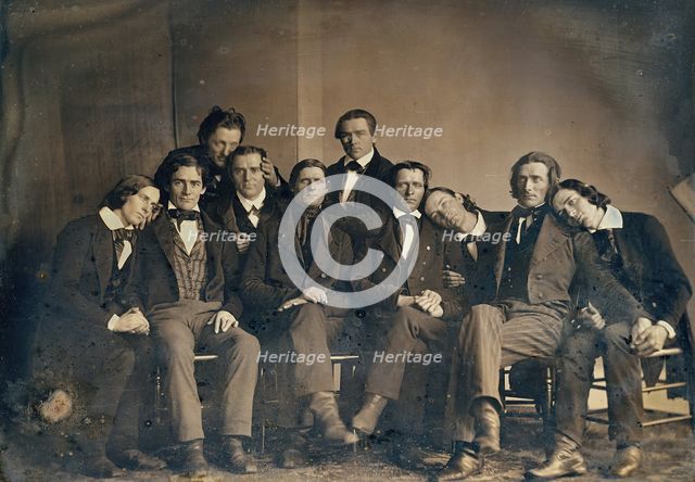 Hutchinson Family Singers, 1845. Creator: Unknown.