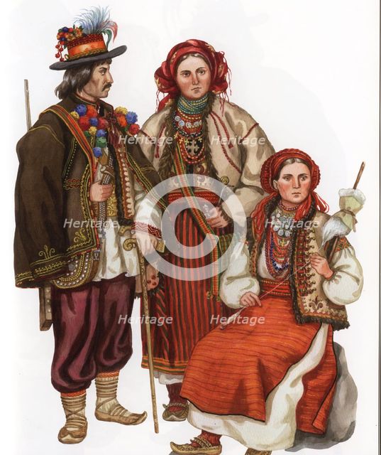 Hutsul traditional garment.