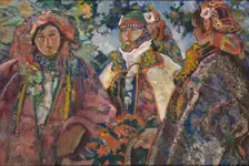 Hutsul wedding, 1924. Creator: Kazimierz Sichulski