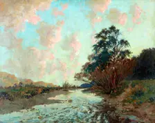 Hutt River, 1892. Creator: James McLauchlan Nairn
