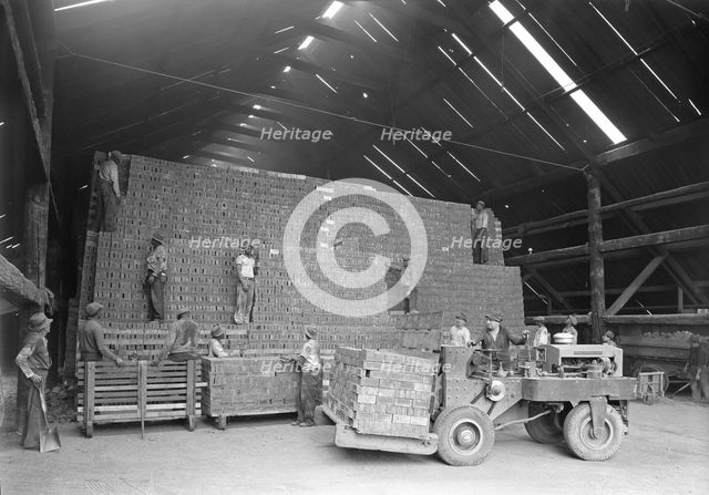 Hutton Brick Works, Kingston, New York, 1939. Creator: Gottscho-Schleisner, Inc.