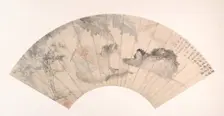 Huai Su in the Banana Grove, dated 1869. Creator: Gu Yun