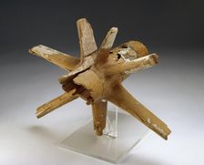 Hub and spokes of chariot wheel, XVIIIth Dynasty (c1540 BC-c1292 BC)