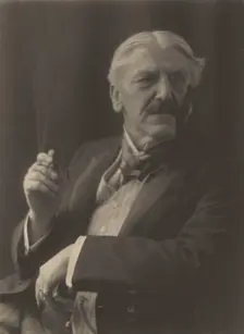 Hubert Bland (Fabian Soc), about 1895-1900. Creator: Frederick Henry Evans