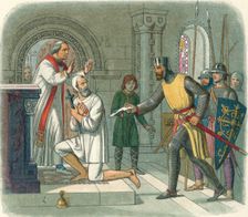 Hubert taken from sanctuary at Boisars 1232 (1864). Artist: James William Edmund Doyle
