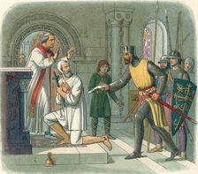 Hubert taken from sanctuary at Boisars 1232 (1864). Artist: James William Edmund Doyle