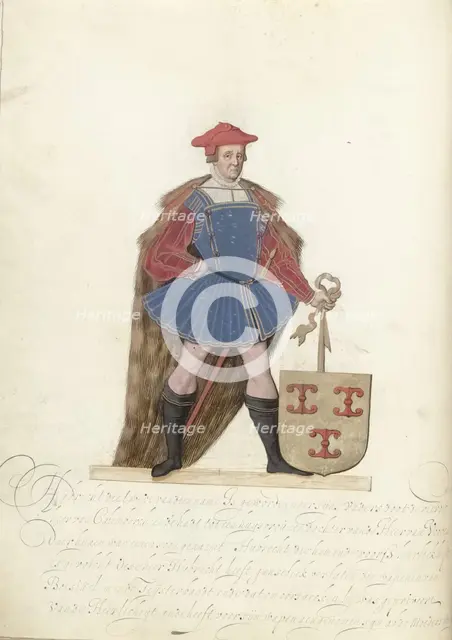 Hubrecht II, Lord of Culemborg, c.1600-c.1625. Creator: Nicolaes de Kemp.