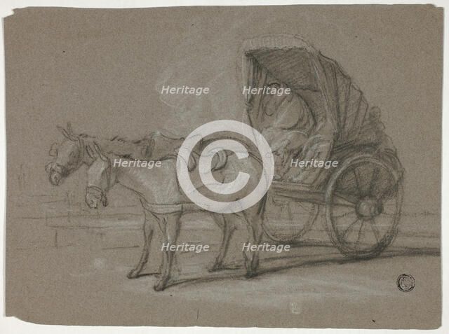 Huckster Cart, c. 1790. Creators: Thomas Barker, Thomas Jones Barker.