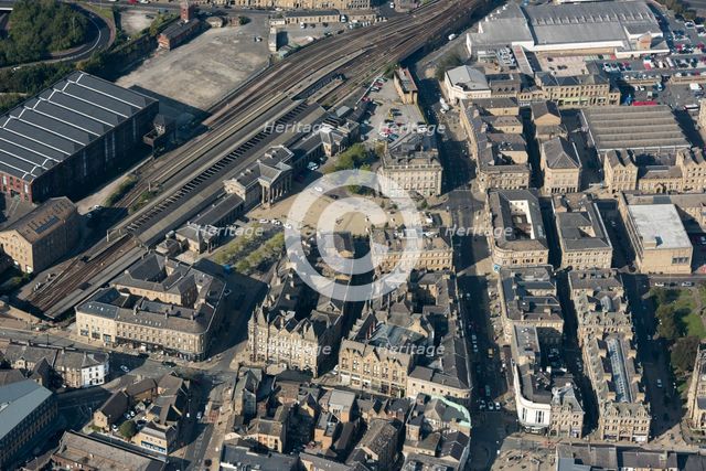 Huddersfield High Street Heritage Action Zone and Huddersfield Railway Station, Kirklees, 2020. Creator: Damian Grady.