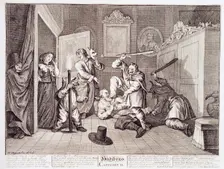 Hudibras Catechiz'd 18th century. Creator: William Hogarth