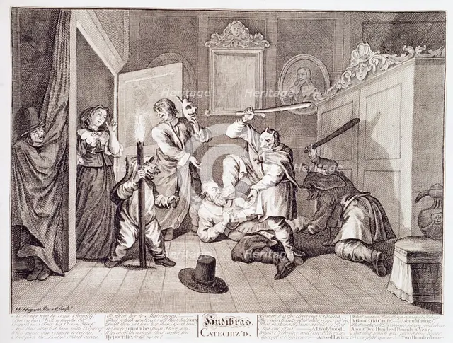 'Hudibras Catechiz'd', 18th century. Creator: William Hogarth.