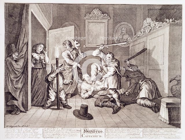 'Hudibras Catechiz'd', 18th century. Creator: William Hogarth.