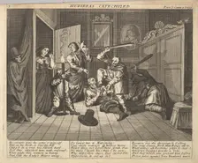 Hudibras Catechized (Plate 9: Illustrations to Samuel Butler's Hudibras), 1725-30 (?). Creator: Unknown