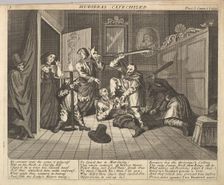 Hudibras Catechized (Plate 9: Illustrations to Samuel Butler's Hudibras), 1725-30 (?). Creator: Unknown