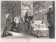 Hudibras and the Lawyer 18th century. Creator: William Hogarth