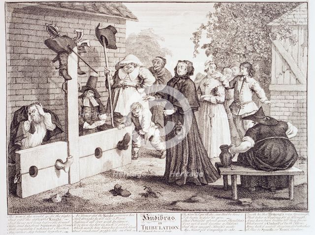 'Hudibras in Tribulation', 18th century. Creator: William Hogarth.