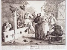 Hudibras in Tribulation 18th century. Creator: William Hogarth