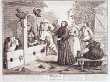 Hudibras in Tribulation 18th century. Creator: William Hogarth