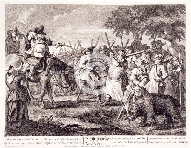 'Hudibras's First Adventure', 18th century. Creator: William Hogarth.