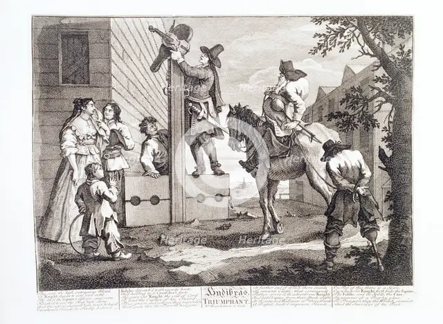 'Hudibras Triumphant', 18th century.  Creator: William Hogarth.