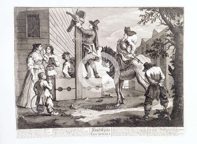 'Hudibras Triumphant', 18th century.  Creator: William Hogarth.