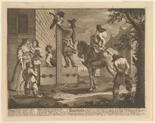 Hudibras Triumphant (Twelve Large Illustrations for Samuel Butler's Hudibras, Plate 4), 1725-68. Creator: William Hogarth