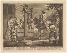 Hudibras Triumphant (Twelve Large Illustrations for Samuel Butler's Hudibras, Plate 4), 1725-68. Creator: William Hogarth