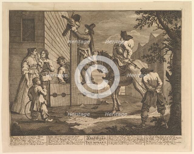 Hudibras Triumphant (Twelve Large Illustrations for Samuel Butler's Hudibras, Plate 4), 1725-68. Creator: William Hogarth.