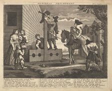 Hudibras Triumphant (Plate 4: Illustrations to Samuel Butler's Hudibras), 1725-30 (?). Creator: Unknown