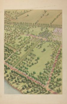Hudson River Estate, c. 1939. Creator: Virginia Richards