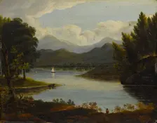 Hudson River Scene, 1830-50. Creator: Victor de Grai