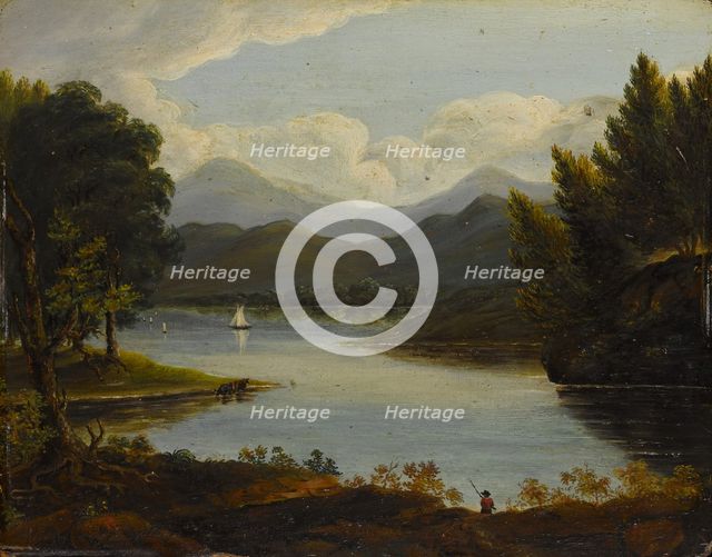Hudson River Scene, 1830-50. Creator: Victor de Grai.