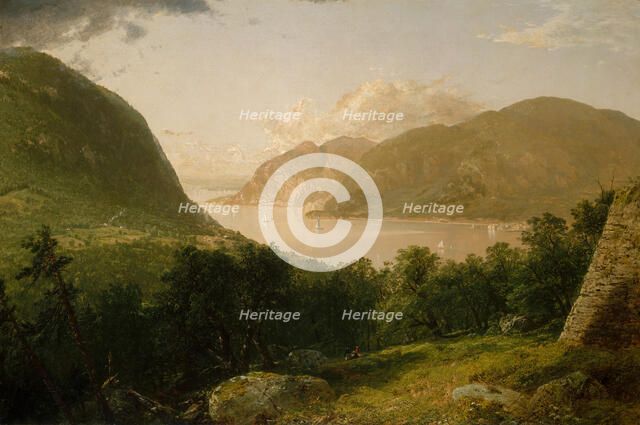 Hudson River Scene, 1857. Creator: John Frederick Kensett.