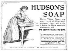 Hudson's Soap:...has stood the test of time, 1909. Creator: Unknown