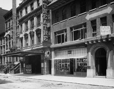 Hudson Theatre and the Quality Shop, New York, N.Y., between 1900 and 1910. Creator: Unknown
