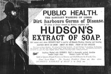 'Hudson's Extract of Soap. 1891. Creator: Unknown