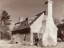 Huggins House, Lynnhaven Village, Princess Anne County, Virginia., between c1930 and 1939. Creator: Frances Benjamin Johnston