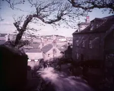 Hugh Town from Garrison Hill, St Mary's, Isles of Scilly, c1955. Creator: Arthur Charles Kirby Ware