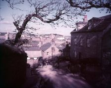 Hugh Town from Garrison Hill, St Mary's, Isles of Scilly, c1955. Creator: Arthur Charles Kirby Ware