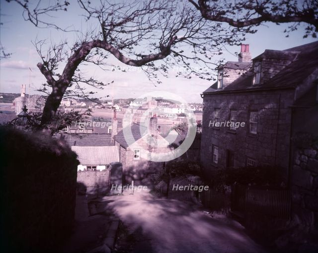 Hugh Town from Garrison Hill, St Mary's, Isles of Scilly, c1955. Creator: Arthur Charles Kirby Ware.