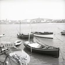 Hugh Town Harbour, St Mary's, Scilly Isles, c1955. Creator: Arthur Charles Kirby Ware